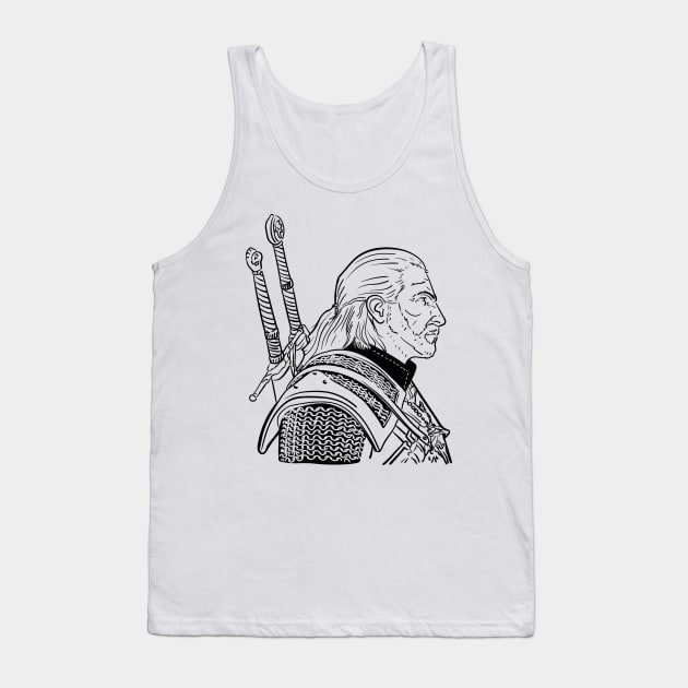 Geralt of Rivia Tank Top by NeedlePig